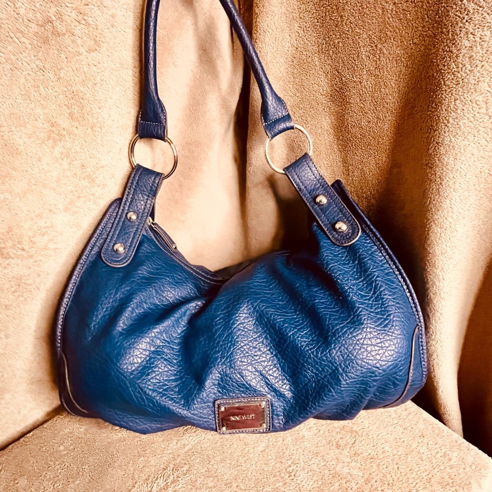 Nine West Vintage Boston Leather Hobo Bag